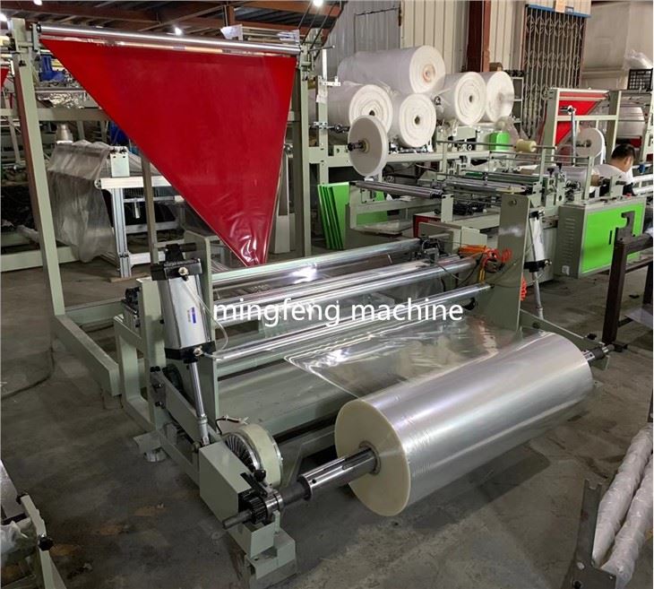 Film Folding Hem Rolling Rewinding Machine