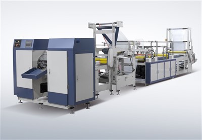 Bånd rullende snoretræk Skraldespand Bag Making Machine Pris